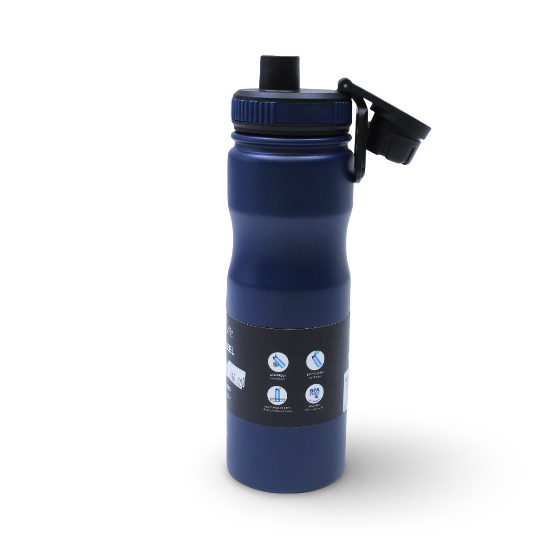 Tank Stainless Steel Insulated Bottle 650ml – Navy Blue