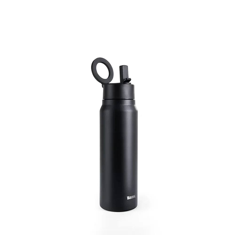 Tank Magnet Insulated Stainless Steel Water Bottle 1000ml – Black
