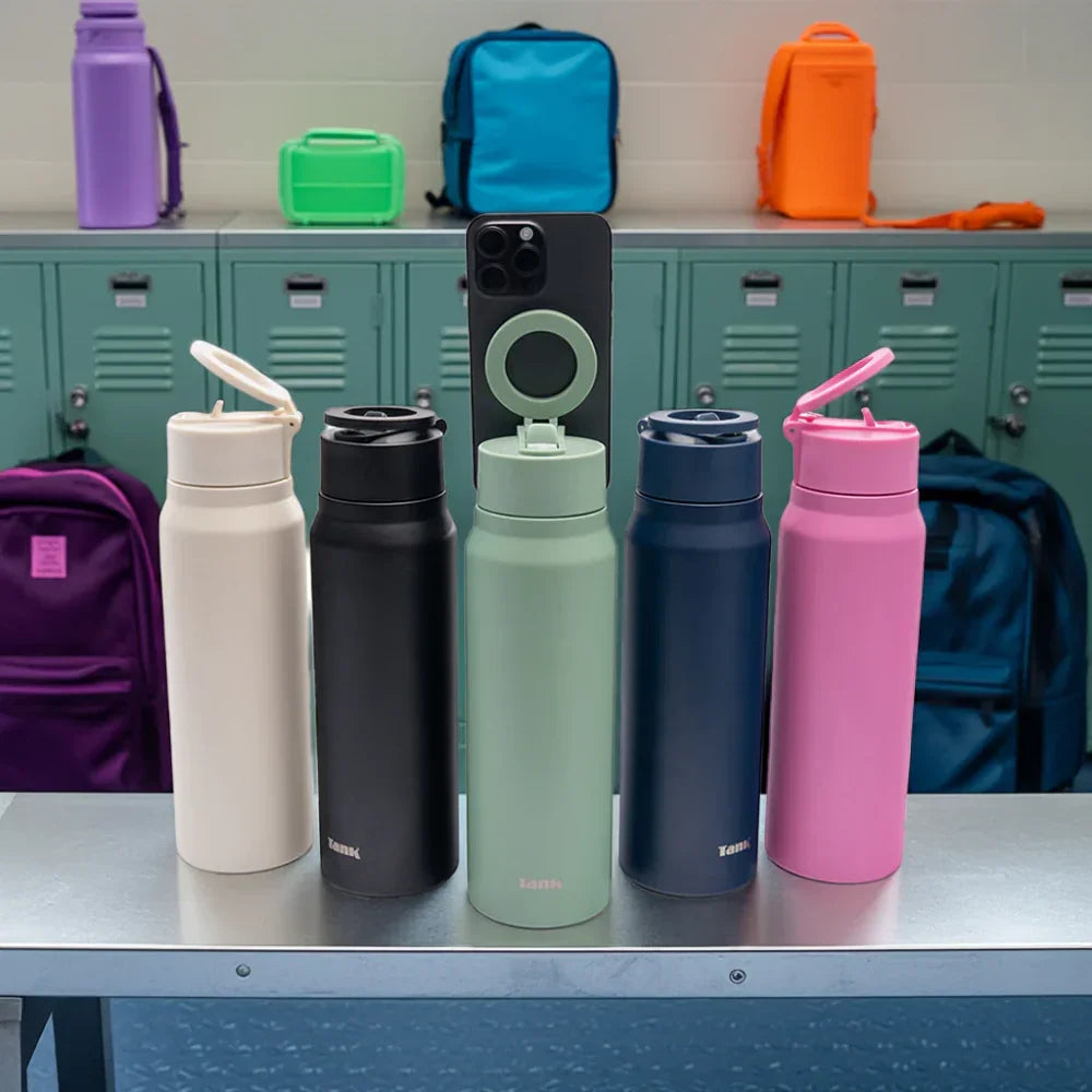 Tank Magnet Insulated Stainless Steel Water Bottle 1000ml – Cream