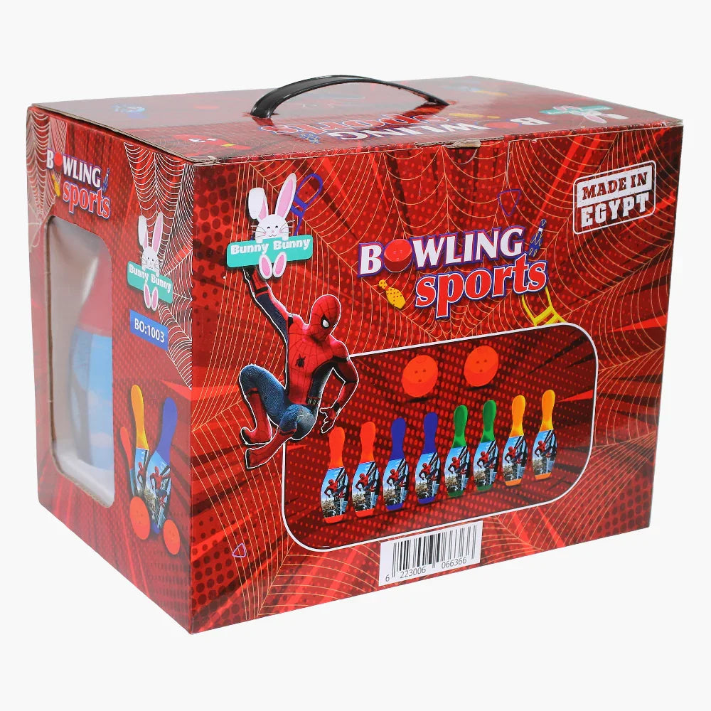 Spiderman Themed Bowling Set