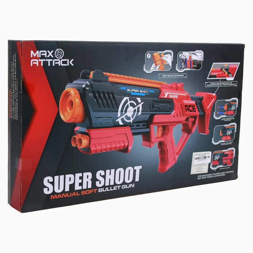 Super Shoot Soft Bullet Toy Gun