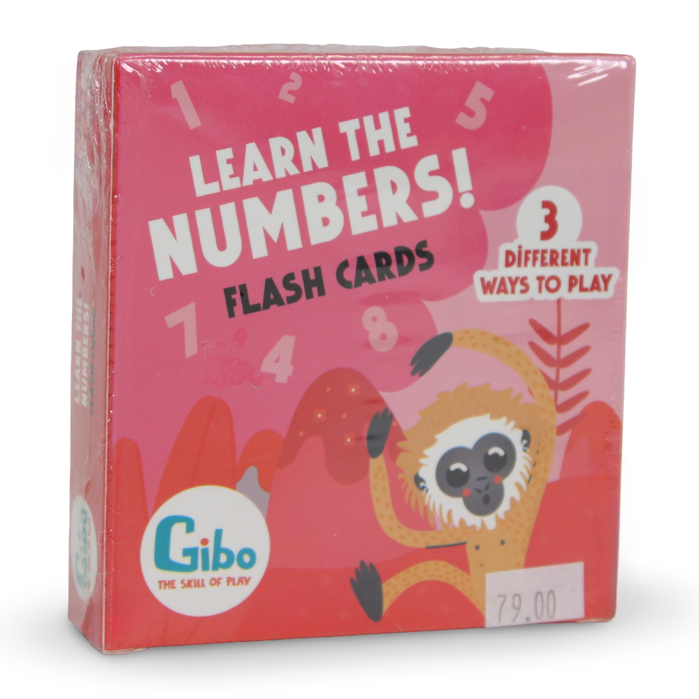 Nilco Gibo Learn the Numbers Flash Cards - Toys