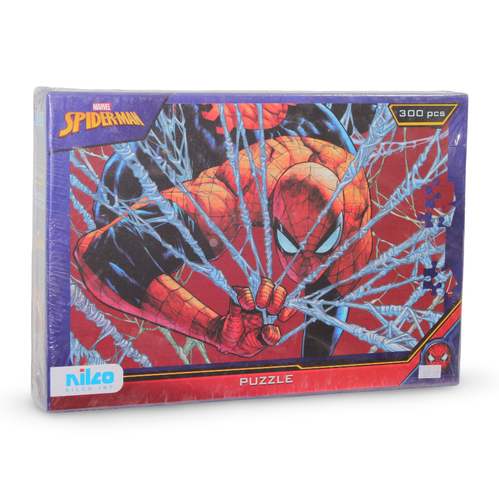 Nilco Marvel Spider-Man Puzzle – 300 Pieces Action Jigsaw Puzzle - Toys