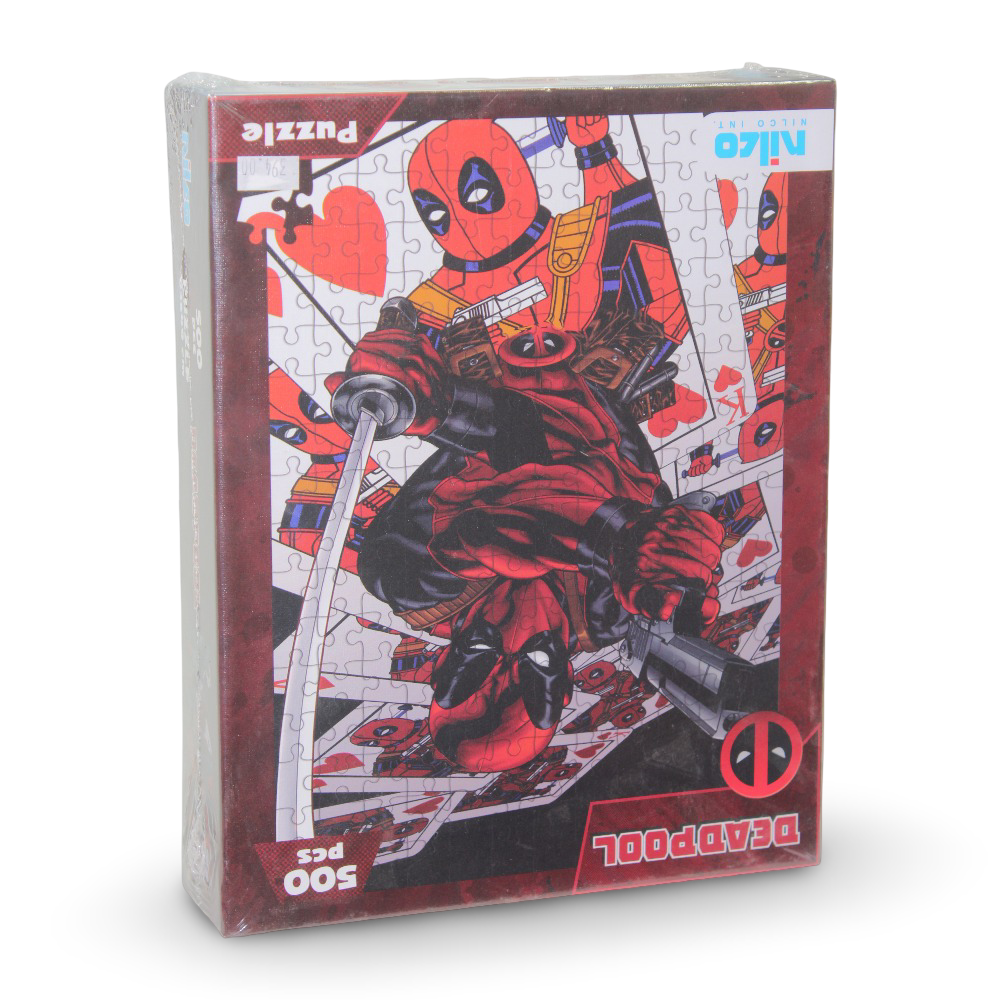 Nilco Marvel Deadpool Puzzle – 500 Pieces Action Jigsaw Puzzle - Toys
