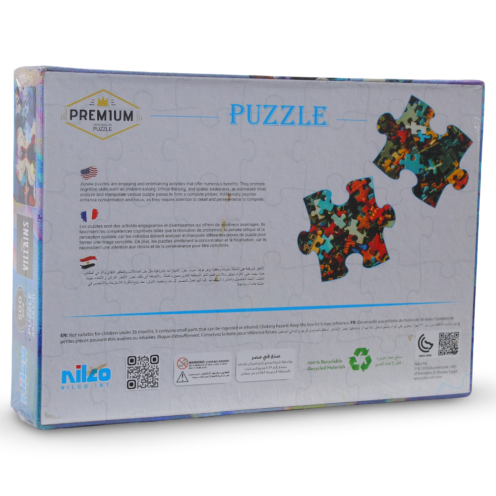 Nilco Disney Villains Puzzle – 500 Pieces
