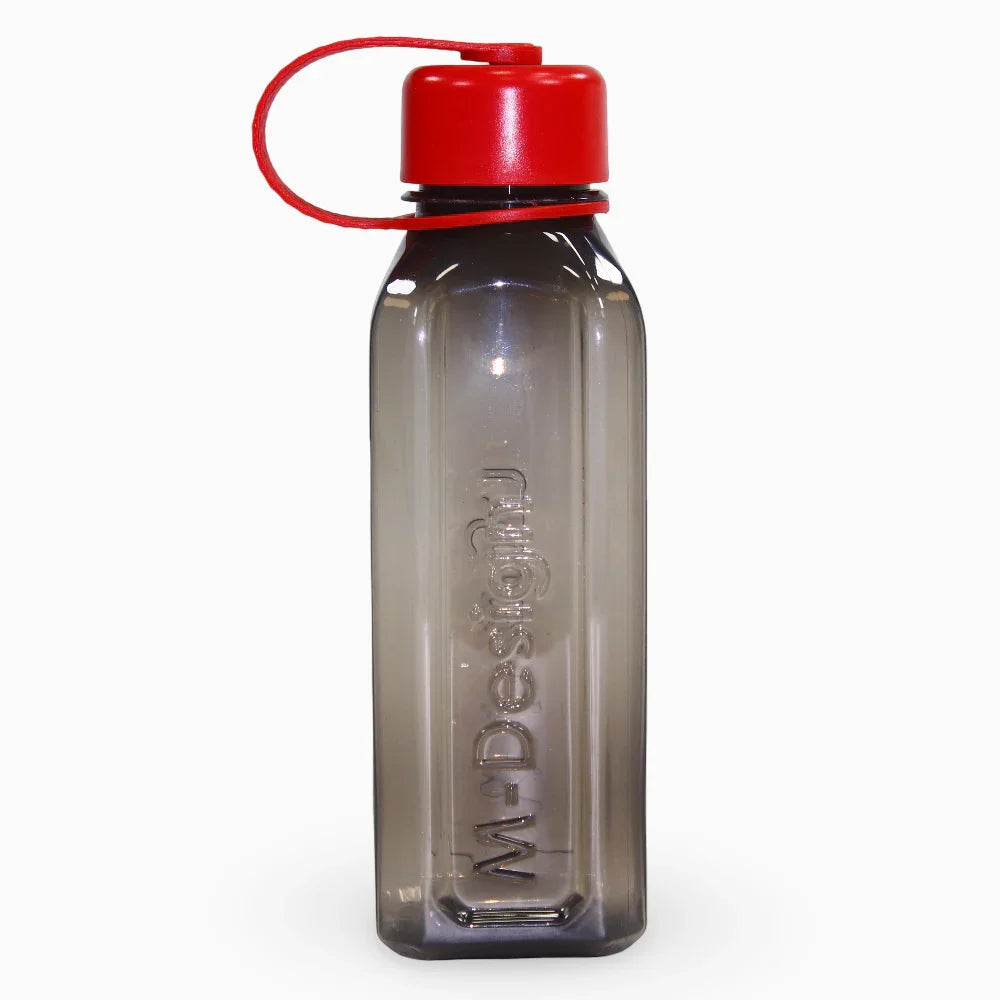 M Design Square Bottle with Strap 650ml - Black