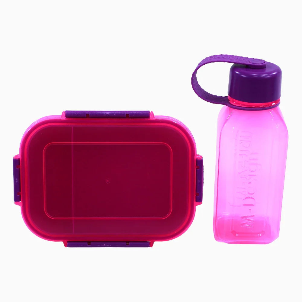M-Design Lunch Set - 1.1 L Pink/Purple