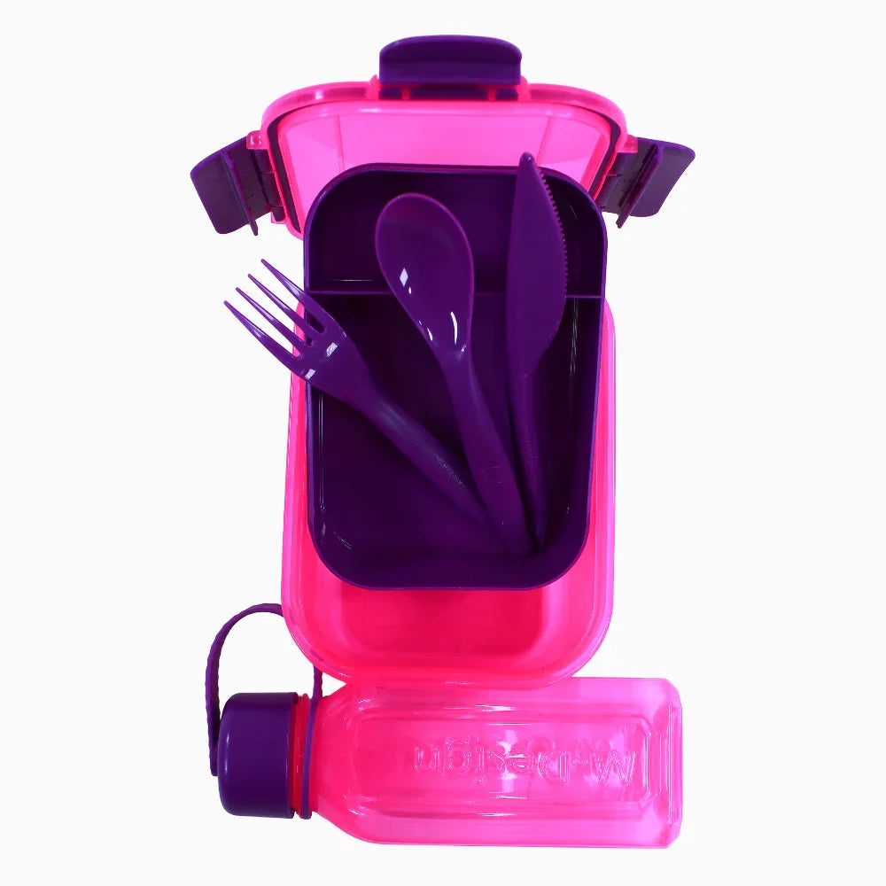 M-Design Lunch Set - 1.1 L Pink/Purple