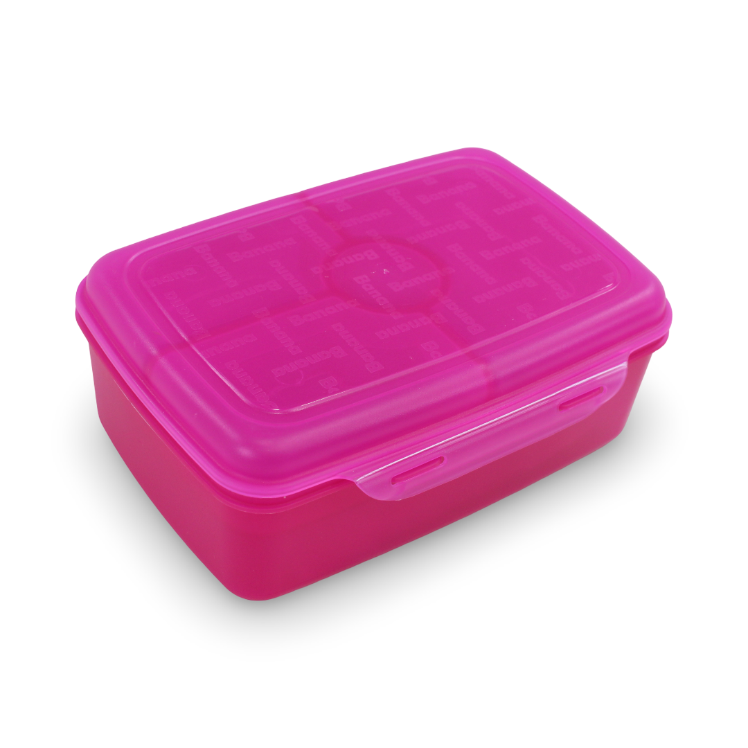 Banana Lunch Box With Splitter 2 Levels 2L – Fuchsia - School