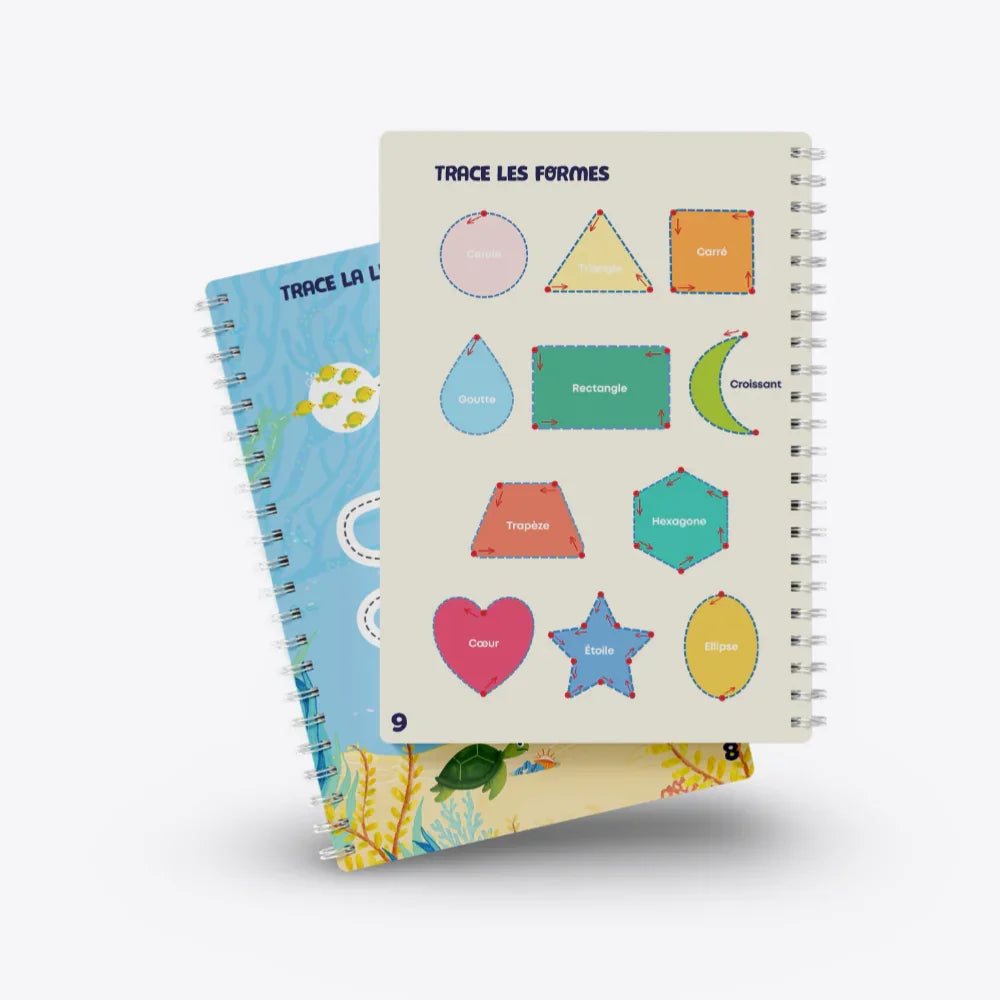 French - Pen Control & Writing Activity Book - Assortments - Lanalou