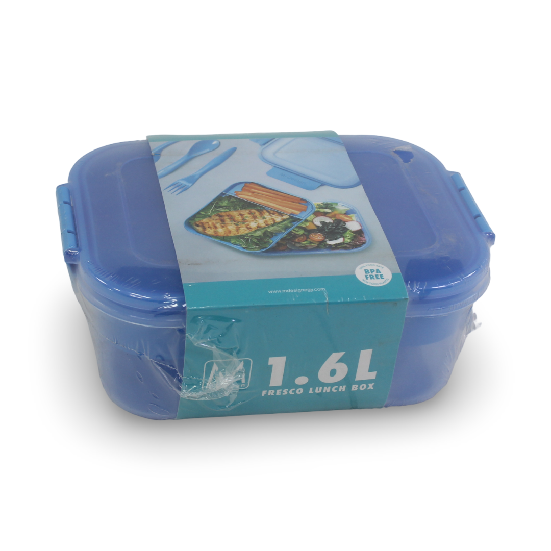 M Design Lunch Box 1.6 L – Blue - School