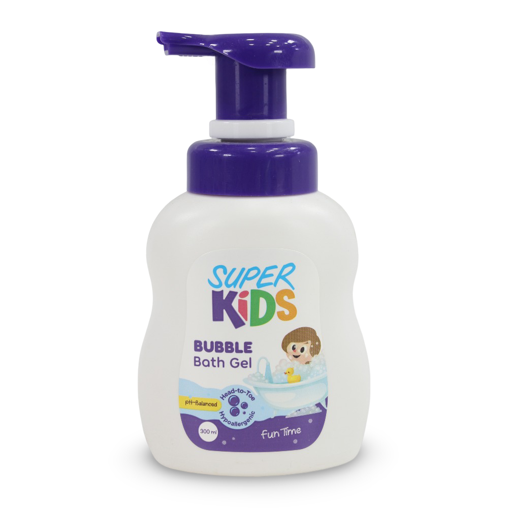 Super Kids Bubble Bath Gel – 300 ml - Baby Essentials