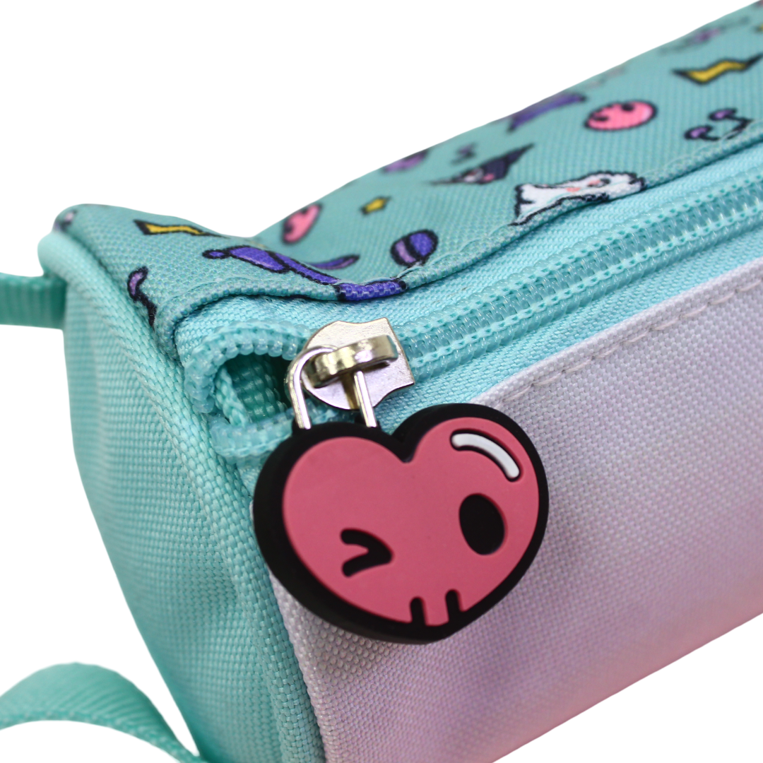 Kuromi Round Pencil Case