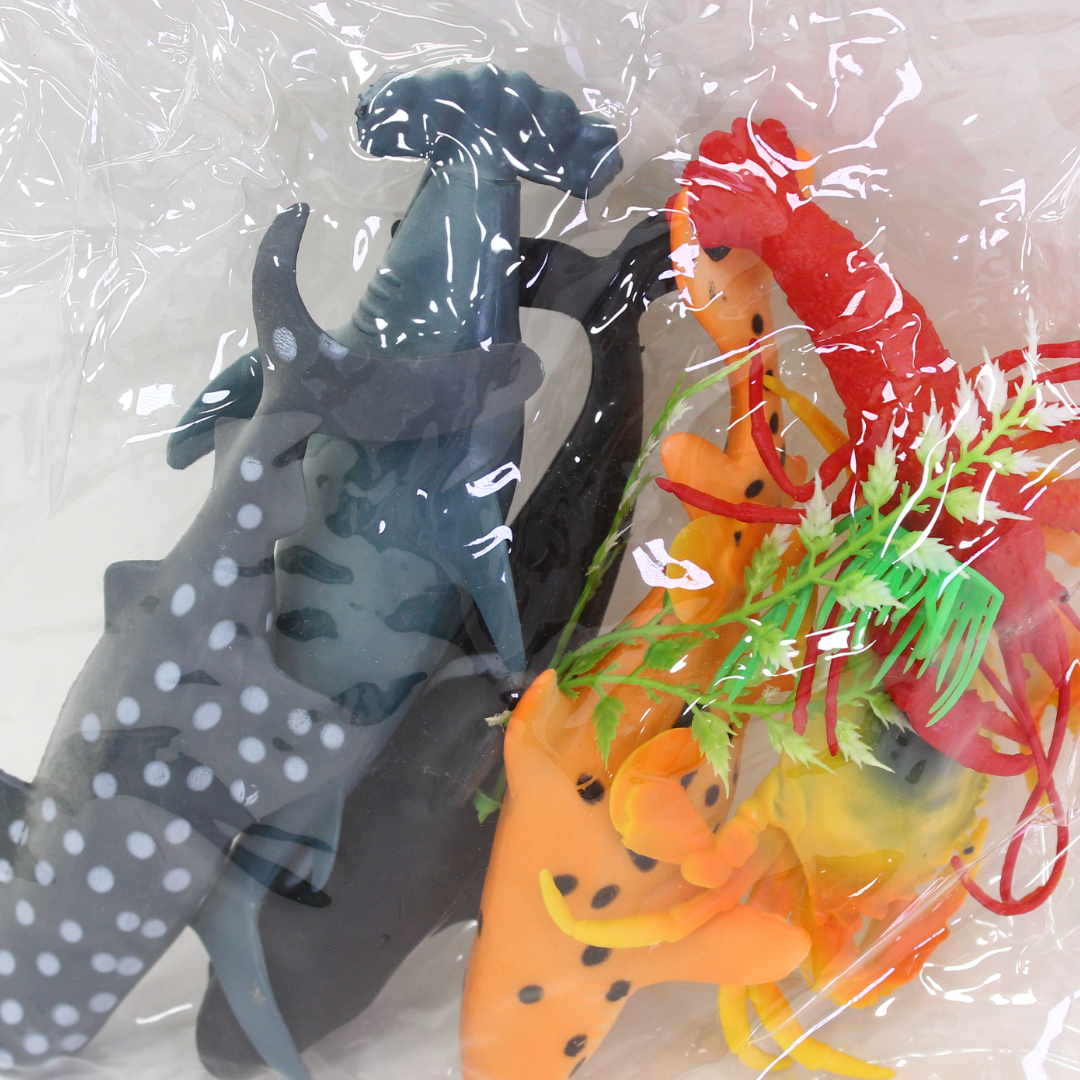 Sea Creatures Figures Set – 6 Pcs