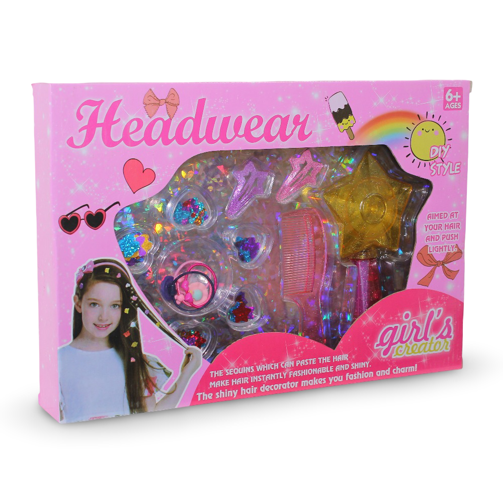 Girls DIY Headwear & Hair Accessories Set - Toys - OKO