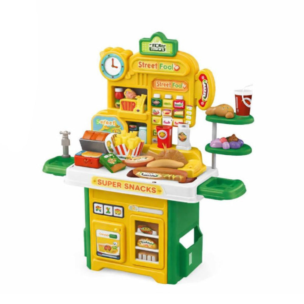 Street Food Playset (Light & Sound) – 53 Pcs - Toys - For Baby