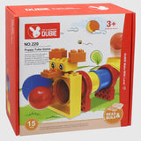 Dubie Building Blocks Educational - Puppy Tube Game 15 Pcs
