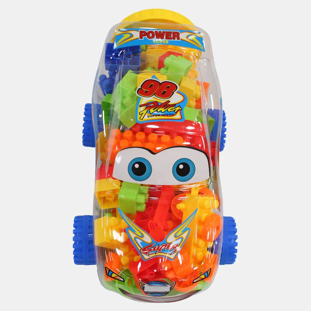 Building Blocks in a Car Jar