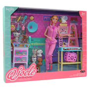 Q.Joele 11.5-Inch Doll – Pet Care Set