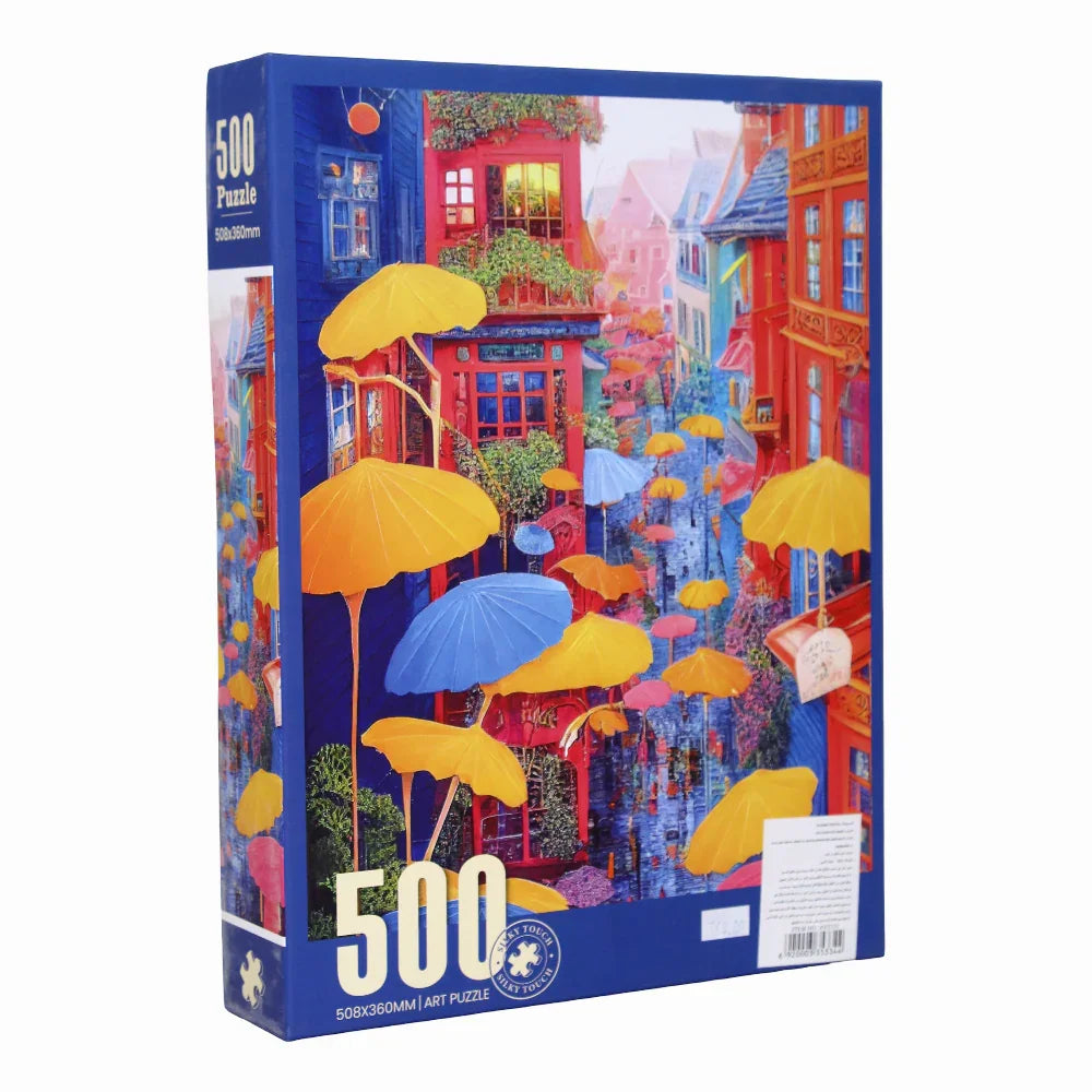 Colorful Town Puzzle - 500 Pieces