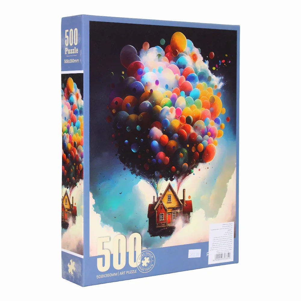 Air Balloon House Puzzle - 500 Pieces