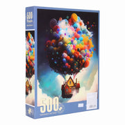 Air Balloon House Puzzle - 500 Pieces