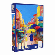 Town in the Rain Puzzle - 1000 Pieces