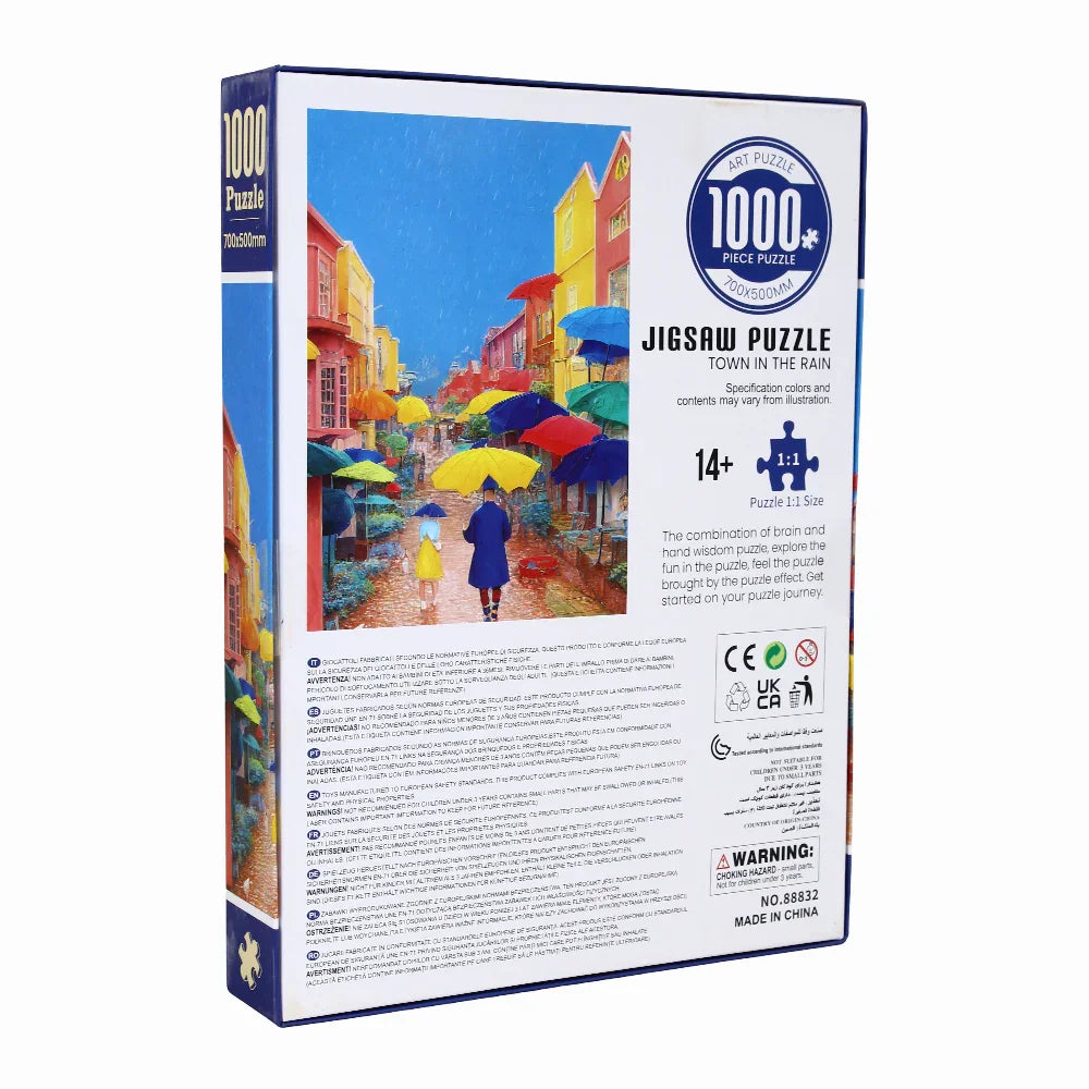 Town in the Rain Puzzle - 1000 Pieces