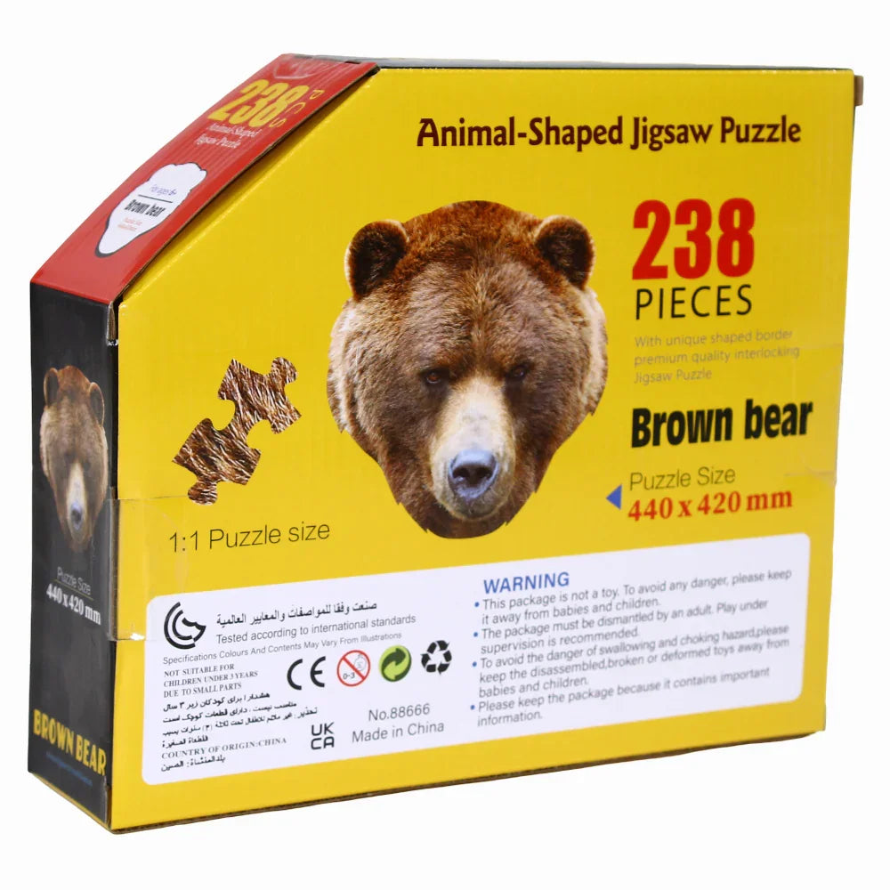 Brown Bear Puzzle - 238 Pieces
