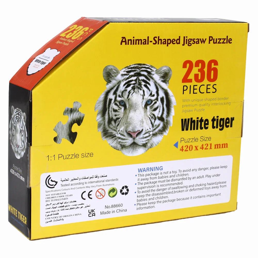 White Tiger Puzzle - 236 Pieces