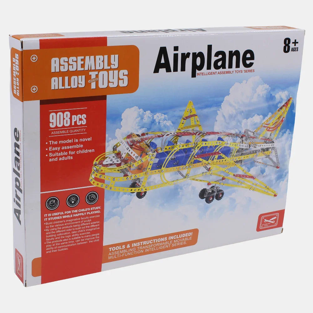 DIY Assembling Aircraft Toy - 908 Pcs