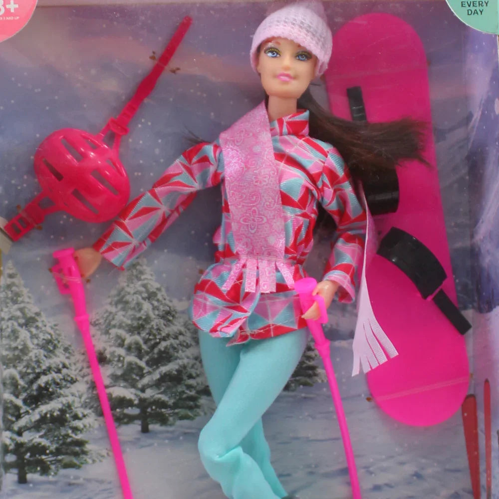 Q.Joele Ski Suit 11.5-Inch Jointed Doll