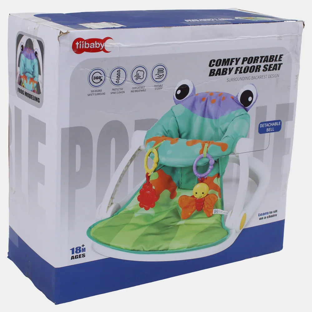 Frog Shaped Portable Baby Floor Seat – Comfortable and Fun Support for Your Baby