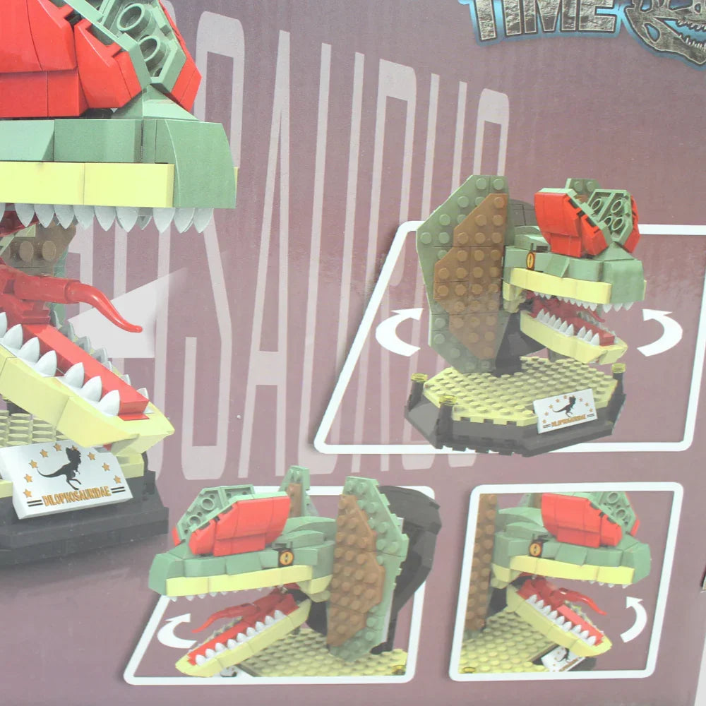 Jurassic Dinosaur Dilophosaurus Building Blocks - 288 Pcs