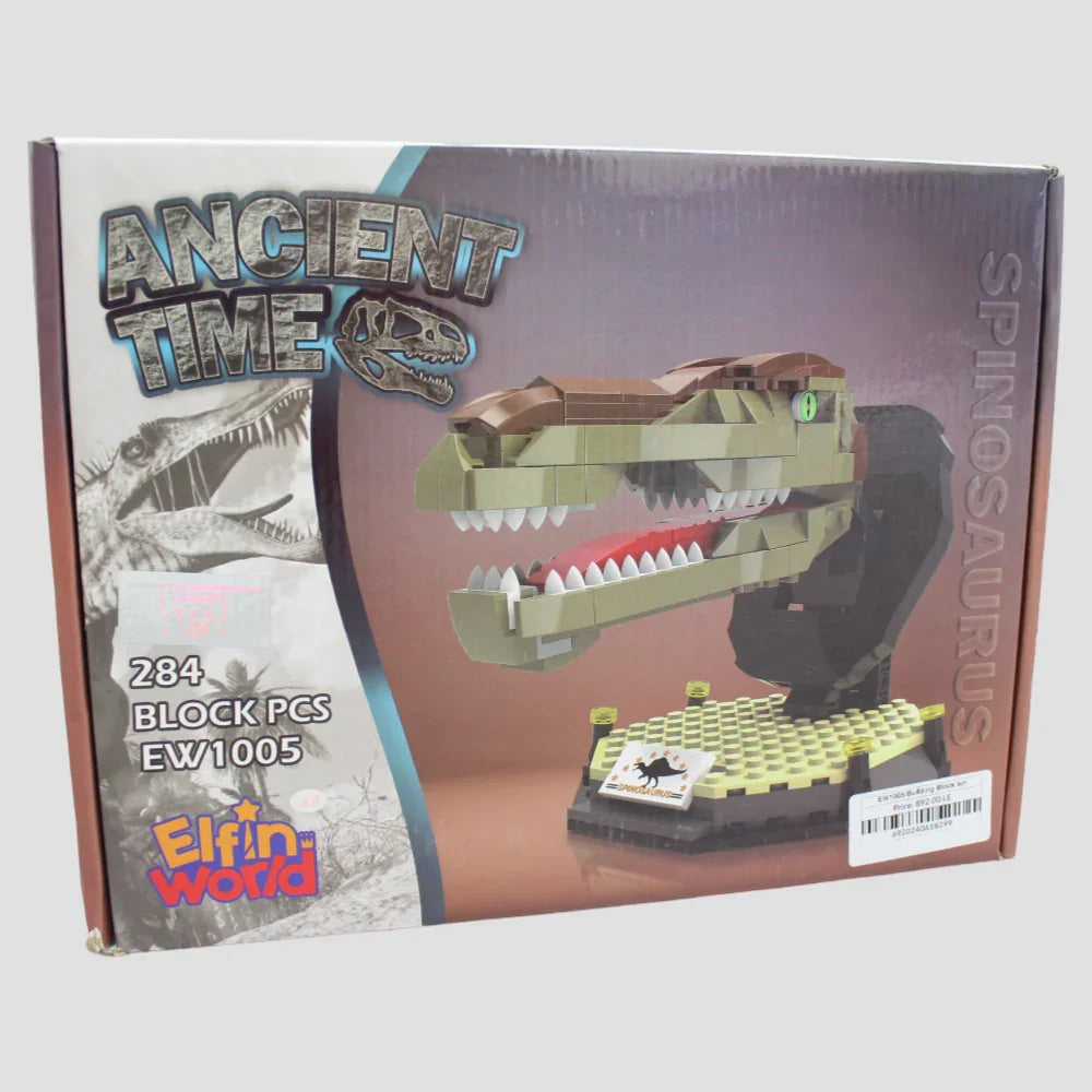 Jurassic Dinosaur Spinosaurus Building Blocks - 284 Pcs