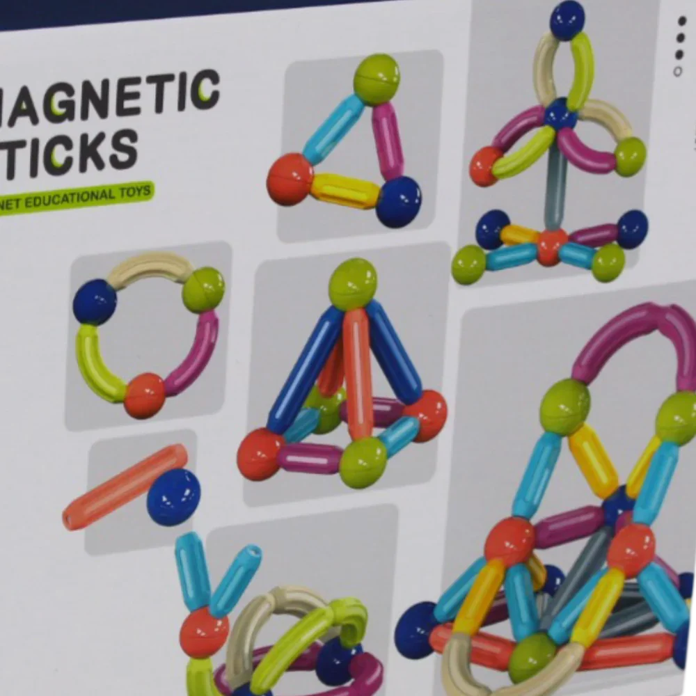 Magnetic Toy Set – 60 Pieces