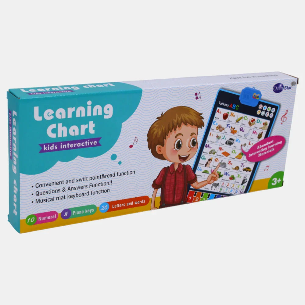 Interactive Educational Wall Chart – Talking ABC Alphabet for Kids