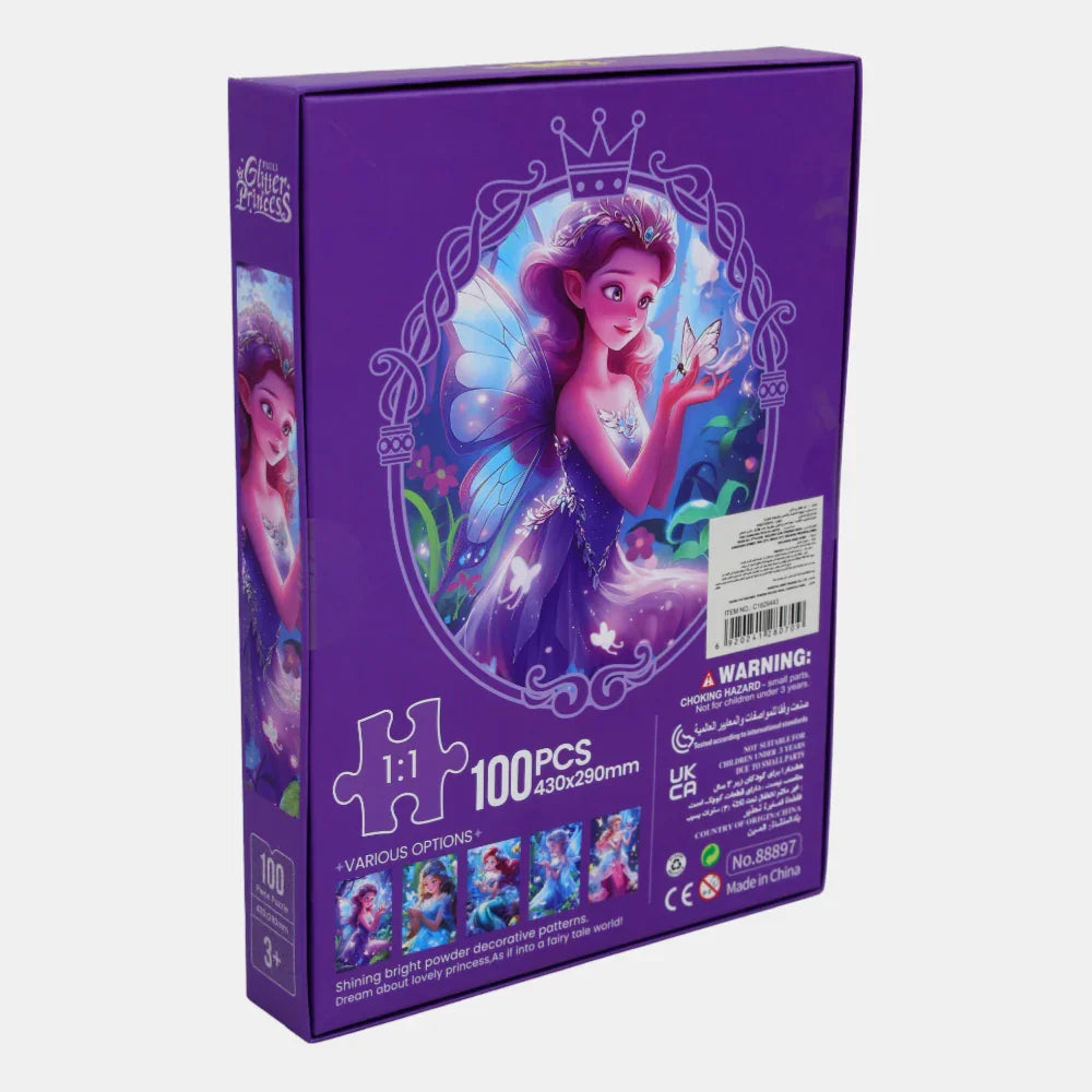 Glitter Princess Jigsaw Puzzle – 100 Pieces