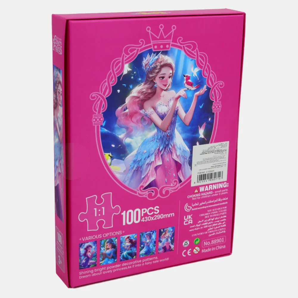 Glitter Princess Jigsaw Puzzle – 100 Pieces