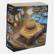 Pussy Cat Ceramic Machine – Mini Pottery Wheel & Sculpting Set