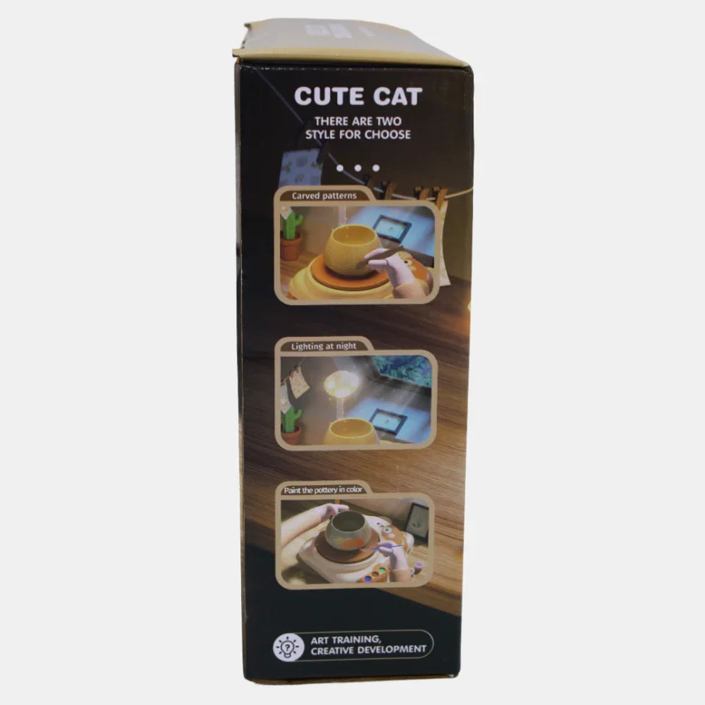 Pussy Cat Ceramic Machine – Mini Pottery Wheel & Sculpting Set