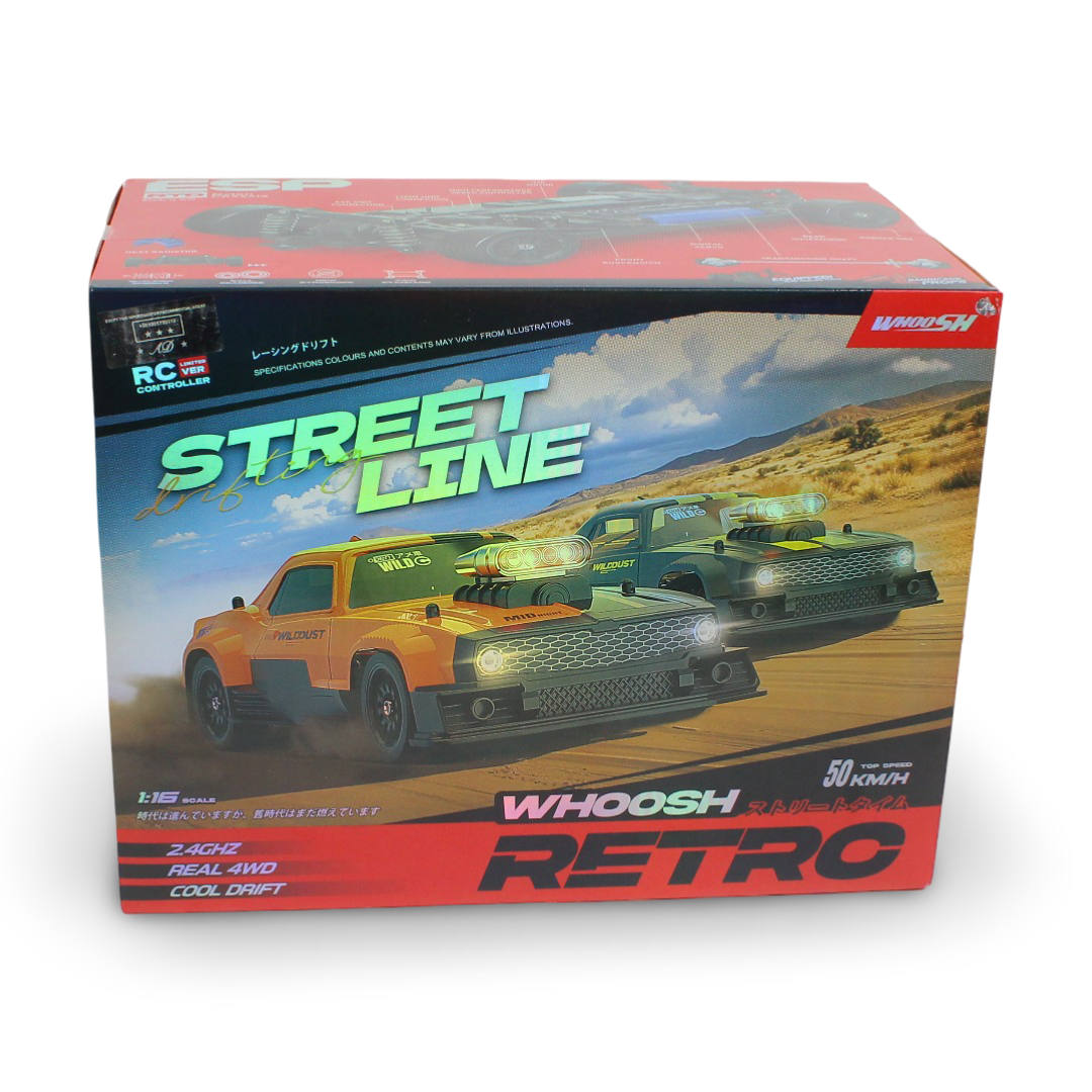 Whoosh Street Line Retro RC Drift Car - Toys