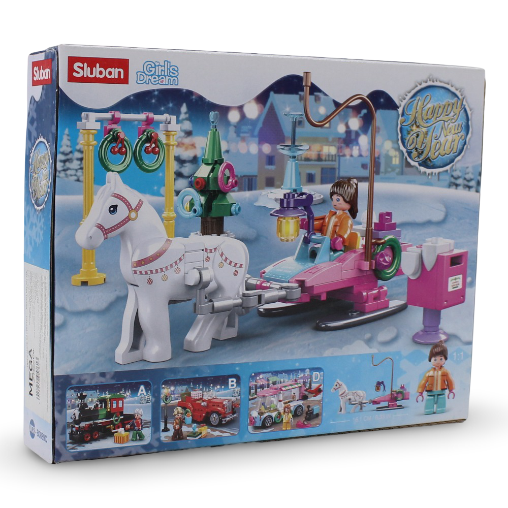 Sluban Girls Dream New Year Building Blocks Set - 149 Pcs