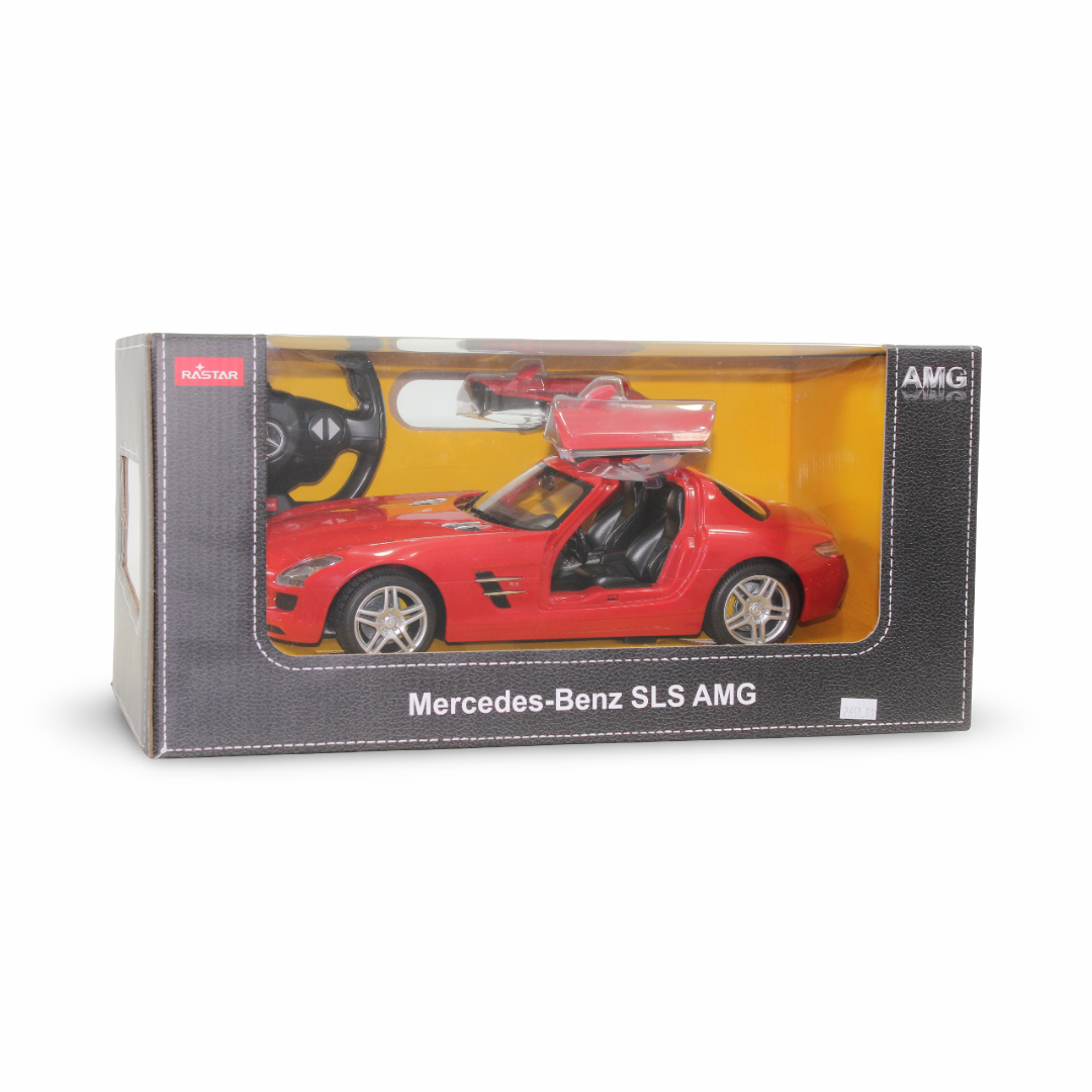 Rastar 1:14 Scale RC Mercedes-Benz SLS AMG – Red