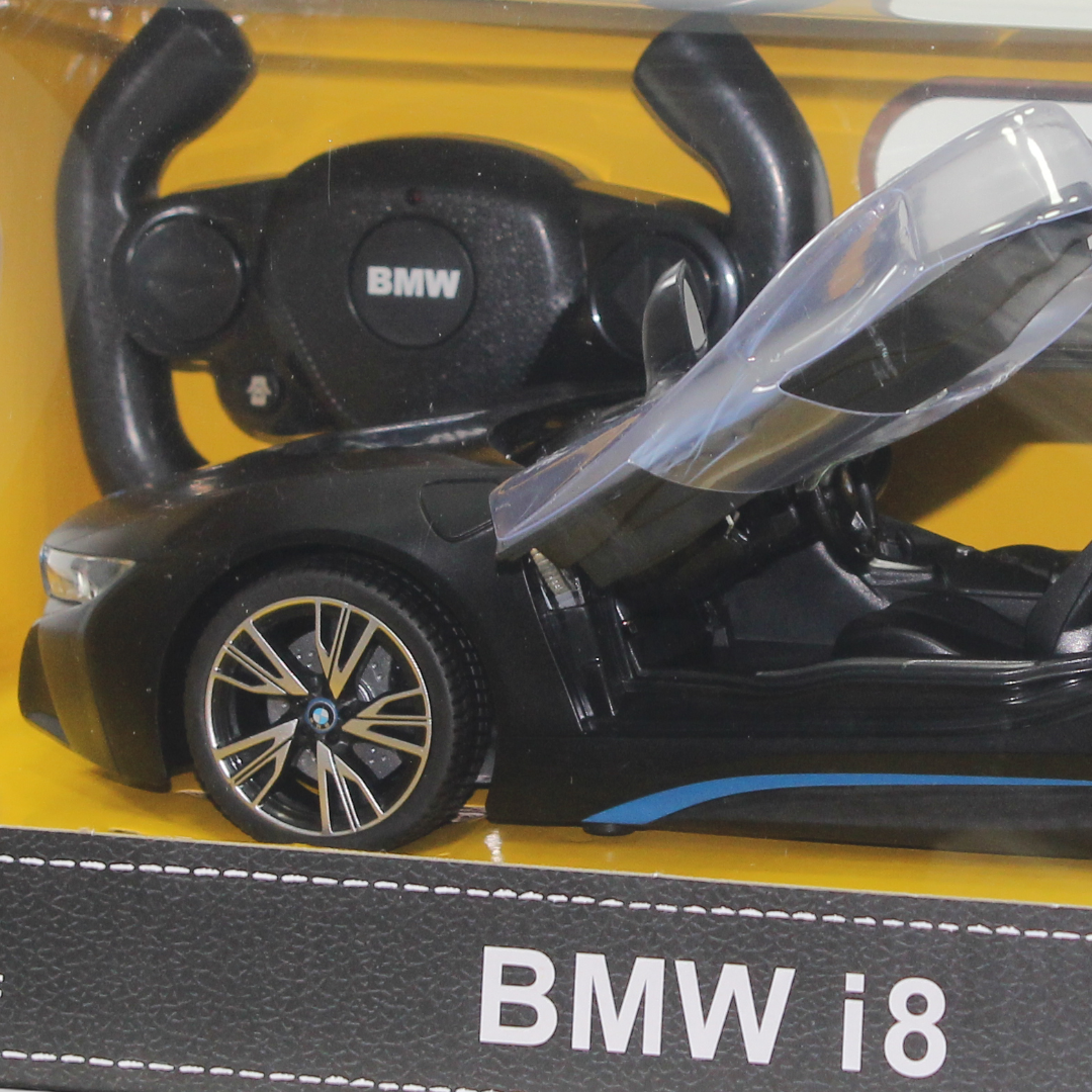 Rastar 1:14Scale RC BMW i8 Car – Black
