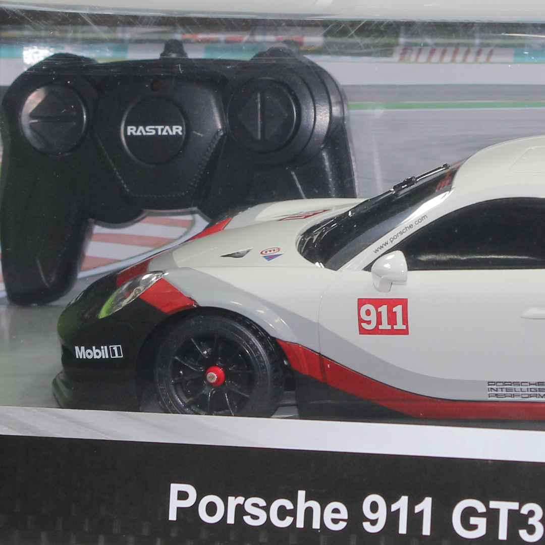 Rastar 1:18 Scale RC Porsche 911 GT3 Cup – White