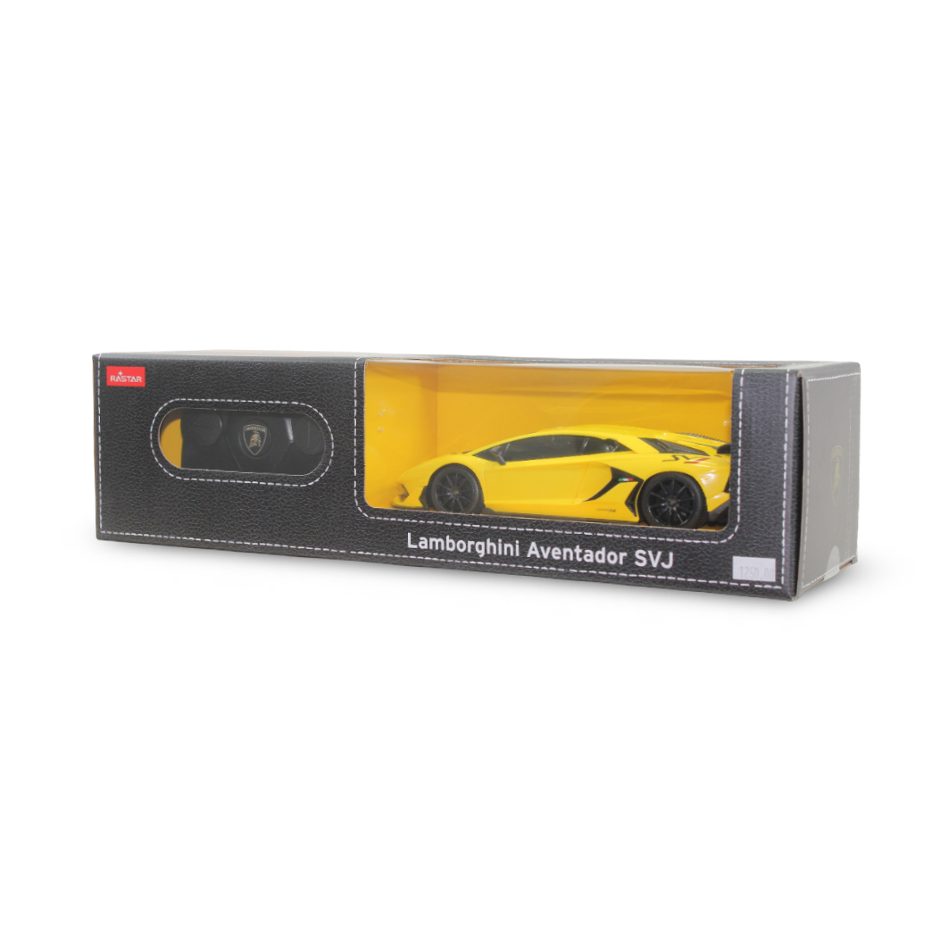 Rastar 1:24 Scale RC Lamborghini Aventador SVJ – Yellow