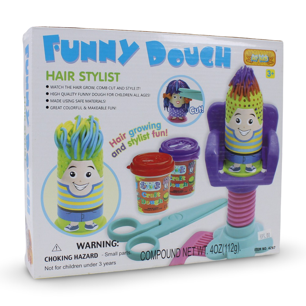 Art Kids Funny Dough Hair Stylist - Toys