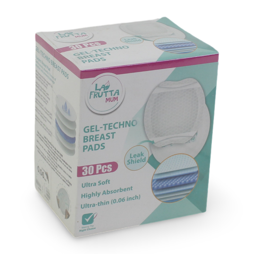 La Frutta Mum Gel-Techno Disposable Breast Pads – 30Pcs - Baby Essentials