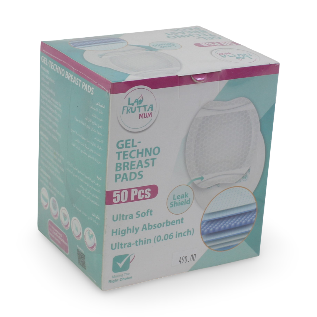 La Frutta Mum Gel-Techno Breast Pads – 50 Pcs - Baby Essentials